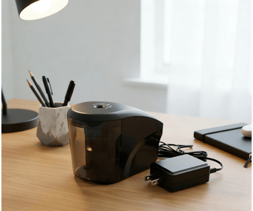 How long can a semi-automatic electric pencil sharpener last?