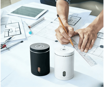 How long does it take to design a new electric pencil sharpener?