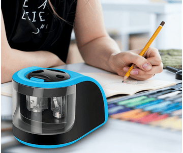 The story of the 2-hole electric pencil sharpener