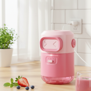 Fully Automatic Rechargeable Electric Pencil Sharpener pink